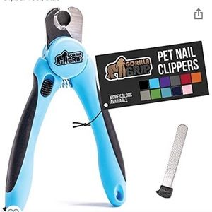 Gorilla Grip Pet Nail Clippers For Cats or Dogs
